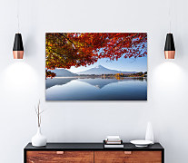 Obraz Sopka Fuji Japonsko 1858